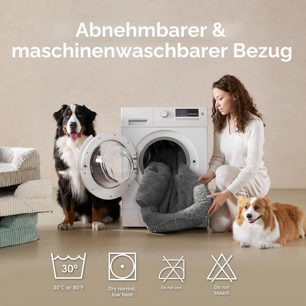 Orthopädisches Hundebett Mittelgroß – Bequemes Sofa für Hunde