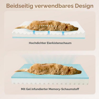 Orthopädisches Hundebett Mittelgroß, Beige – Bequemes Sofa für Hunde