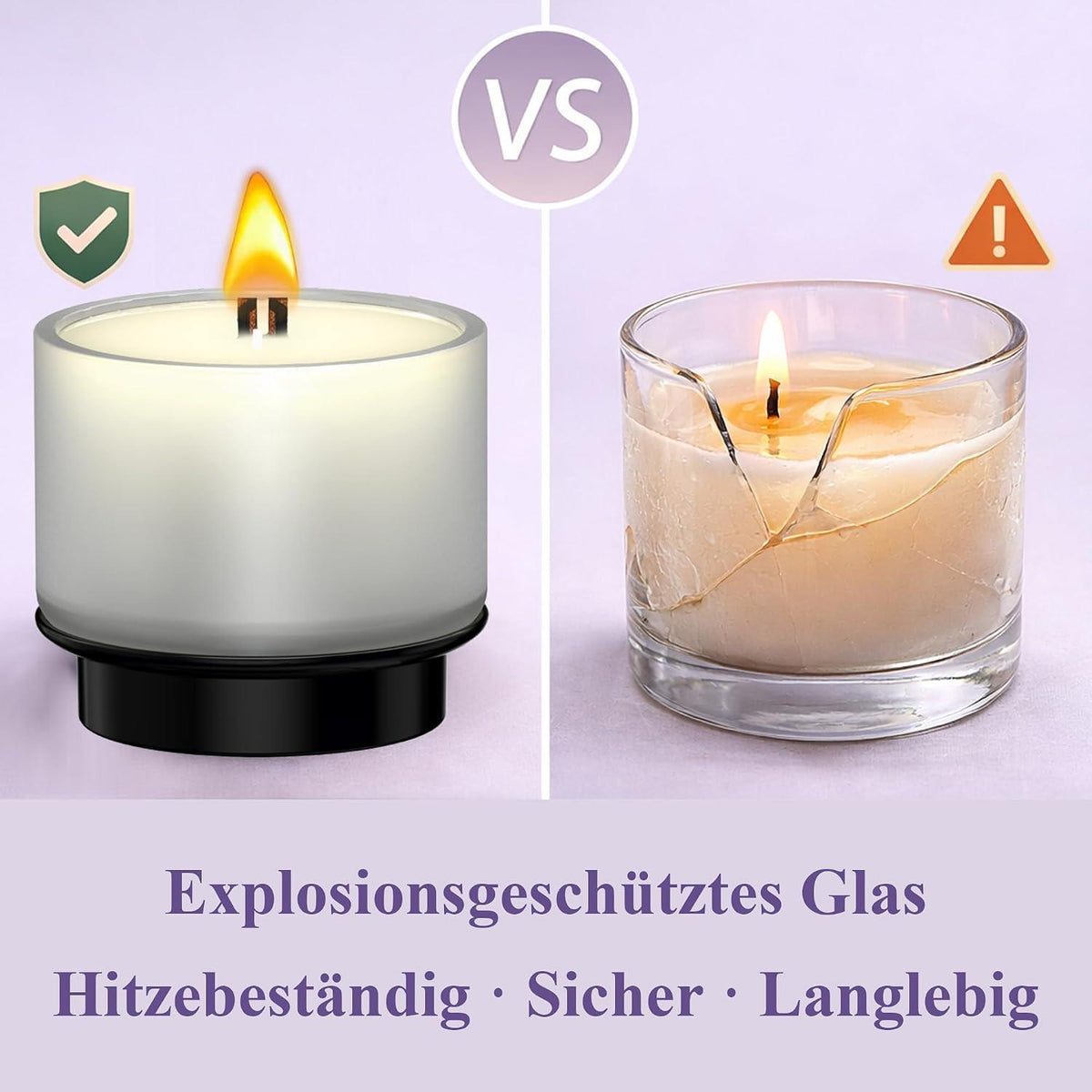 Intelligentes Duftkerzen Nachfüllset 4er Set – Fruchtige Düfte
