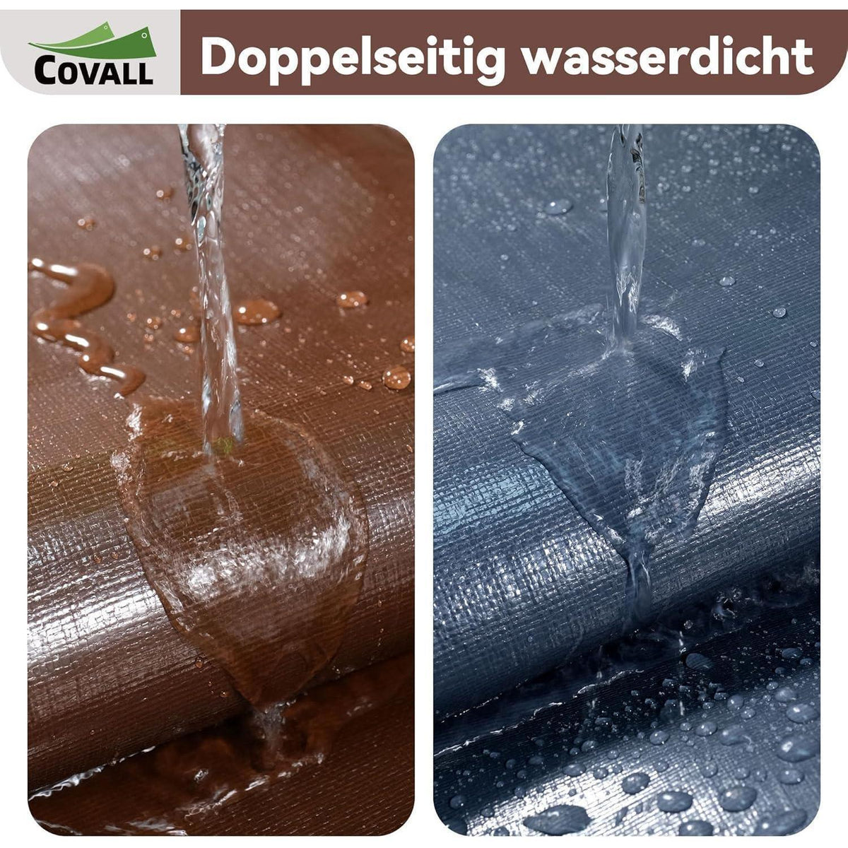 Schwere Abdeckplane 3x5m | 280g/m² | Reißfest & Wasserdicht