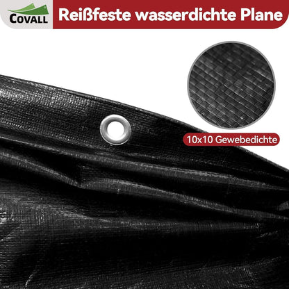 Abdeckplane 10x10m – Wasserdicht, UV-Beständig & Reißfest