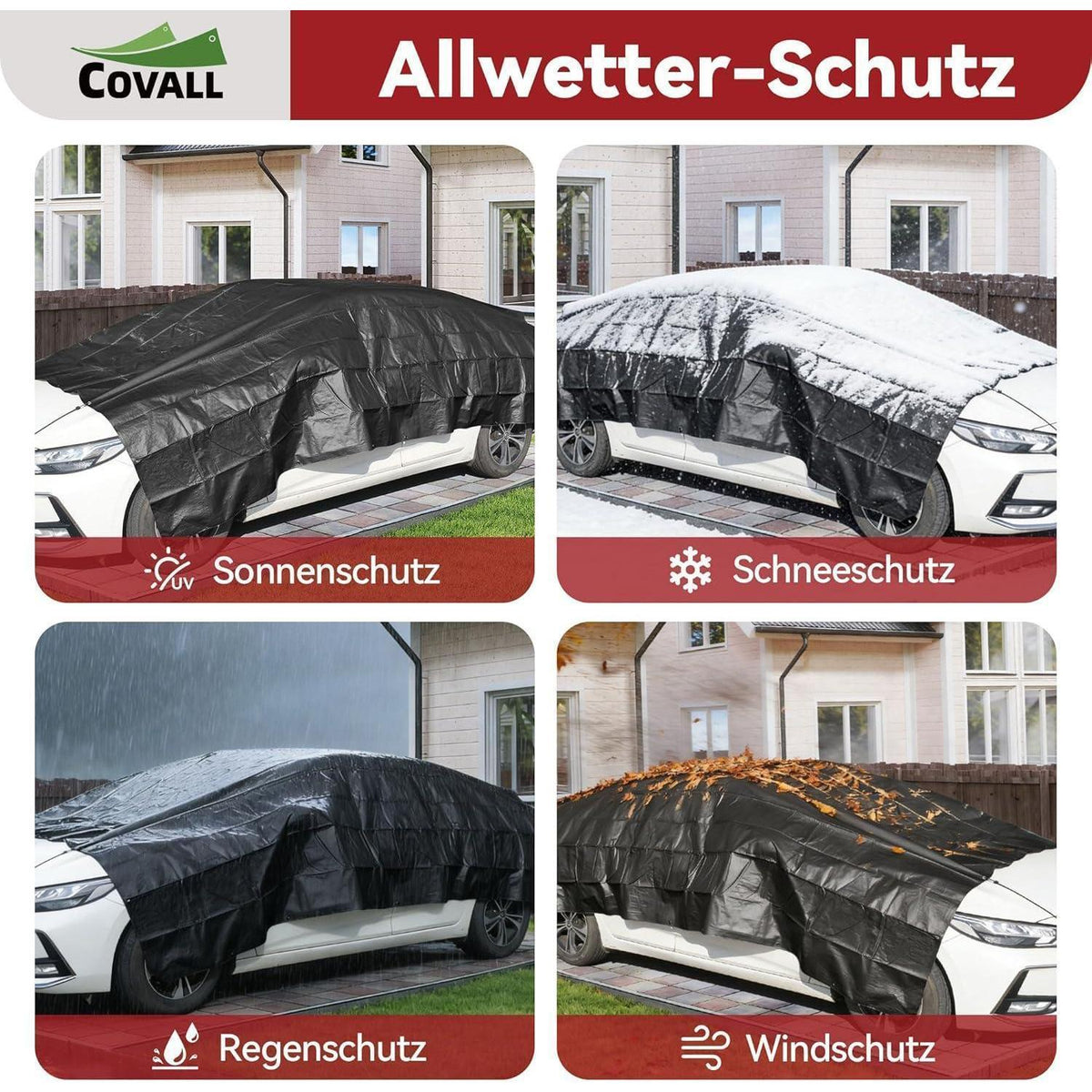 Abdeckplane 10x10m – Wasserdicht, UV-Beständig & Reißfest