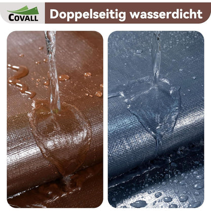 Schwere Abdeckplane 4x6m | 280g/m² | Reißfest & Wasserdicht