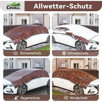 Schwere Abdeckplane 4x6m | 280g/m² | Reißfest & Wasserdicht