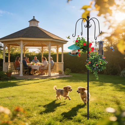 88 cm Schäferhaken Garten Höhenverstellbar mit 5 Zinken