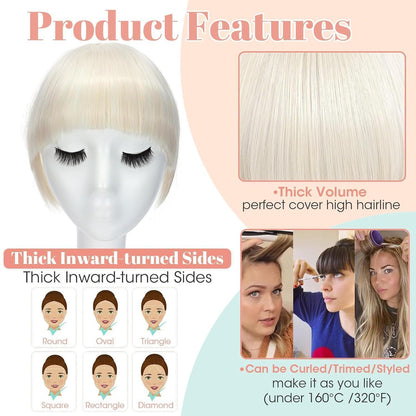 Clip-in Pony Blond – Synthetisch & Vielseitig