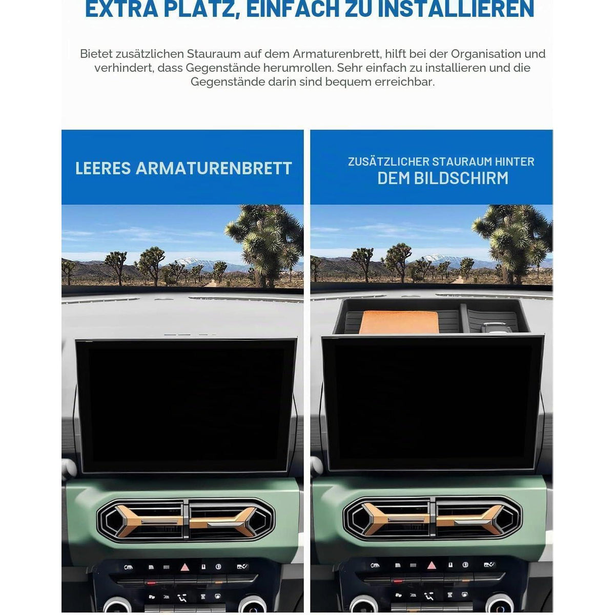 Mittelkonsole Organizer für Dacia Spring Electric EV 2025+