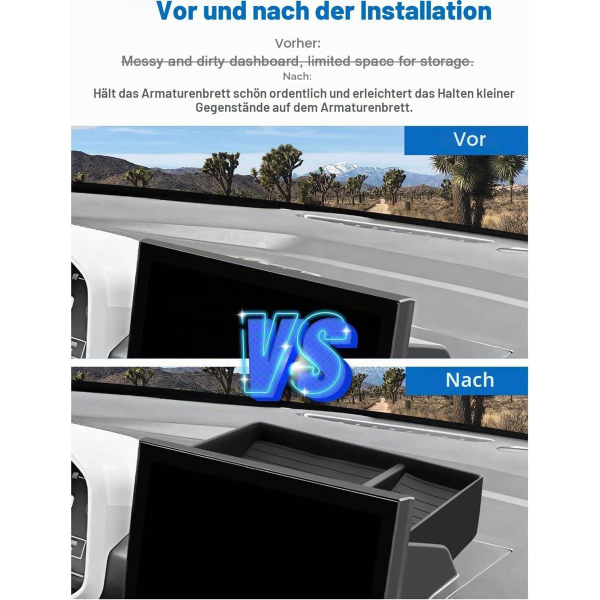 Mittelkonsole Organizer für Dacia Spring Electric EV 2025+