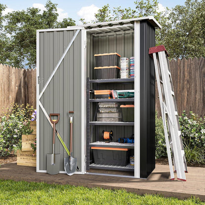 Metall Gerätehaus 90x50 cm mit abschließbarer Tür