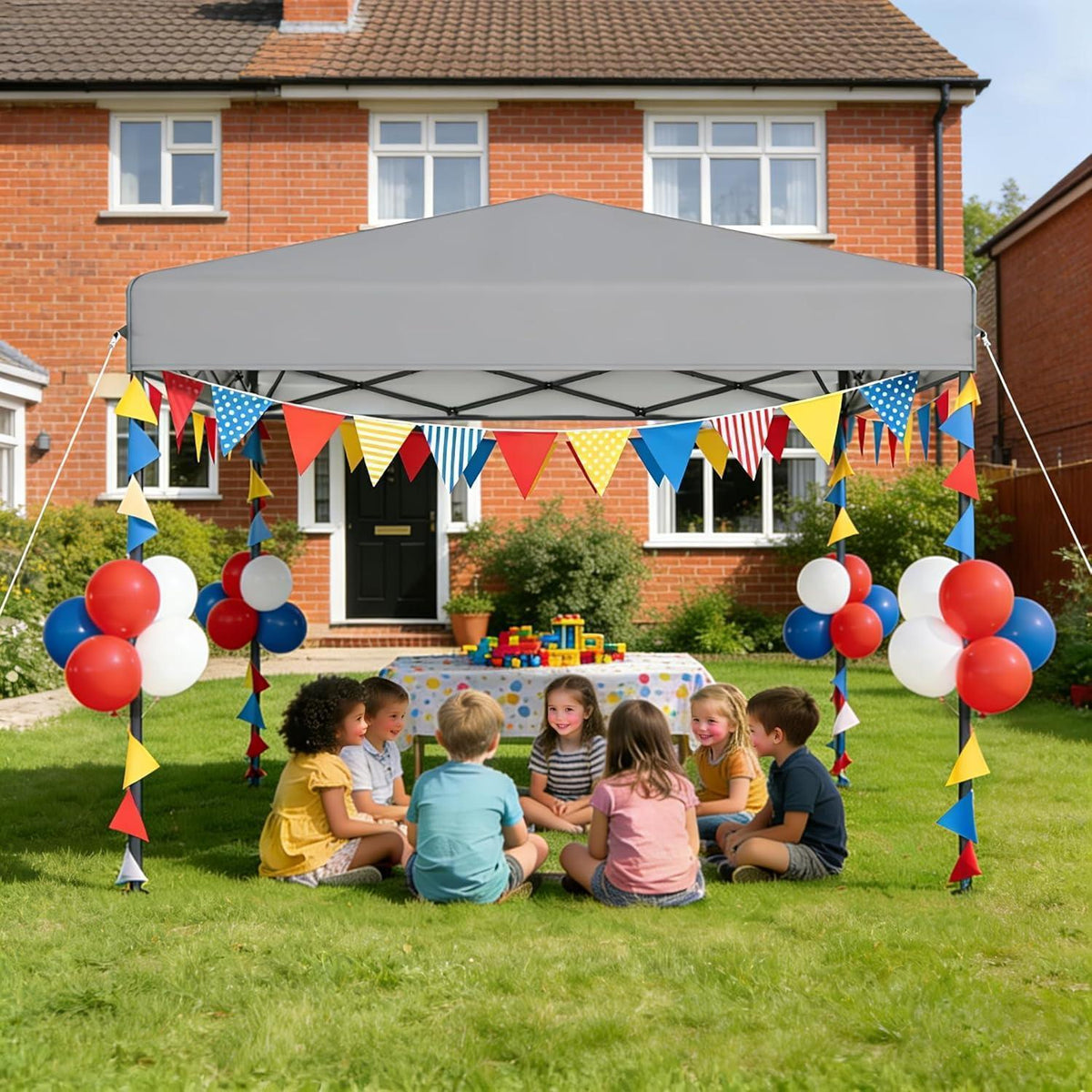 3x3m Pop-Up Pavillon mit One-Touch – Faltzelt für Garten & Events
