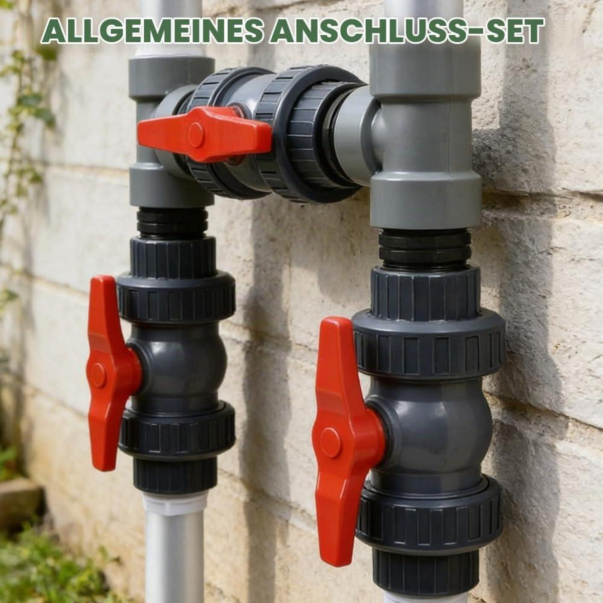Bypass Pool Set mit Adapter für Heizung – 32/38mm Schläuche