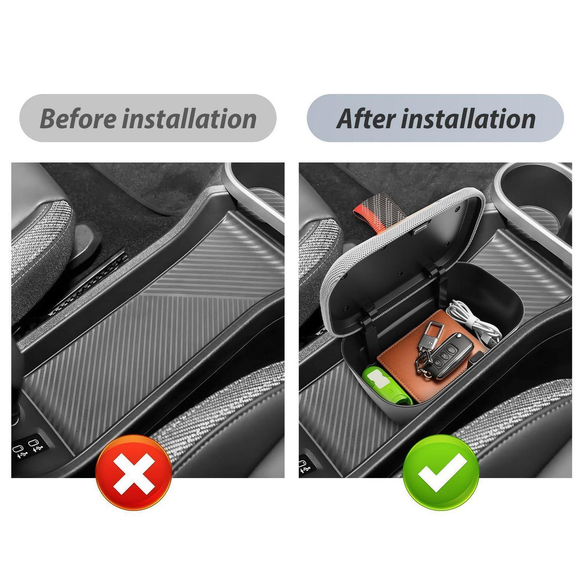 Mittelkonsole Organizer für Mini Cooper F65/F66 (2024-2027)