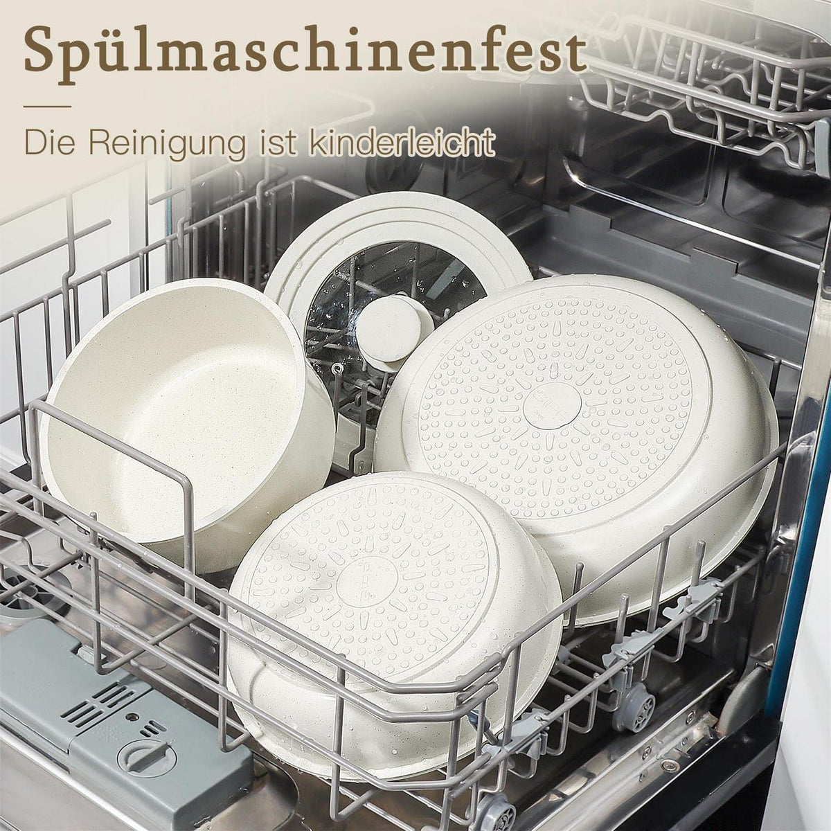 15-teiliges Granit-Kochgeschirr Set mit Antihaftbeschichtung