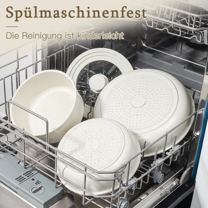 15-teiliges Granit-Kochgeschirr Set mit Antihaftbeschichtung