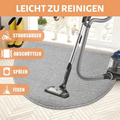 Schmutzfangmatte Grau 60x90 – Rutschfest & Waschbar