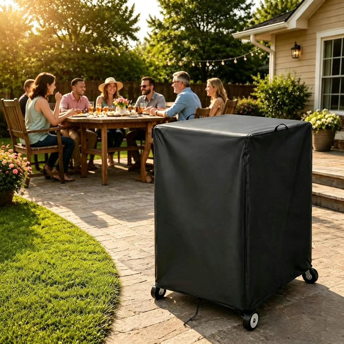 Pizzaofen Abdeckung wasserdicht für Cozze 73x64x109cm