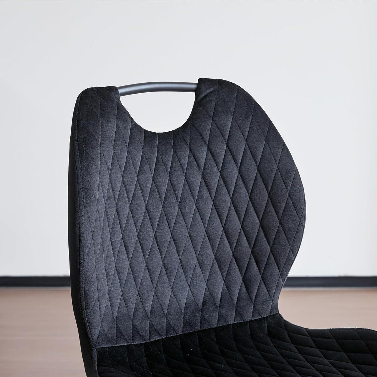 8 Esszimmerstühle Set Schwarz – Polsterstühle für Küche & Wohnzimmer