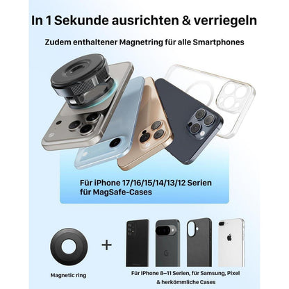 MagSafe Autohalterung mit starkem Vakuum-Saugnapf