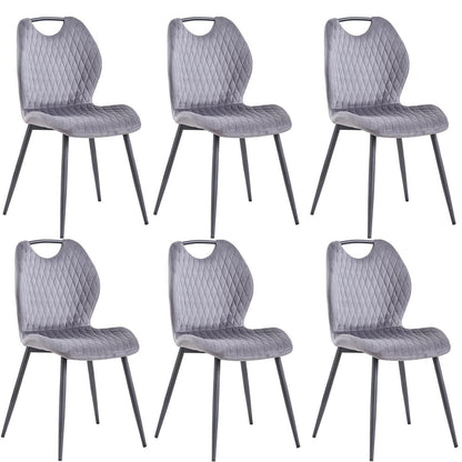 6 Esszimmerstühle Grau – Polsterstühle für Küche & Wohnzimmer