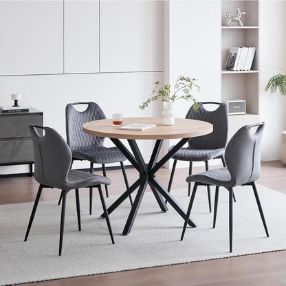 6 Esszimmerstühle Grau – Polsterstühle für Küche & Wohnzimmer