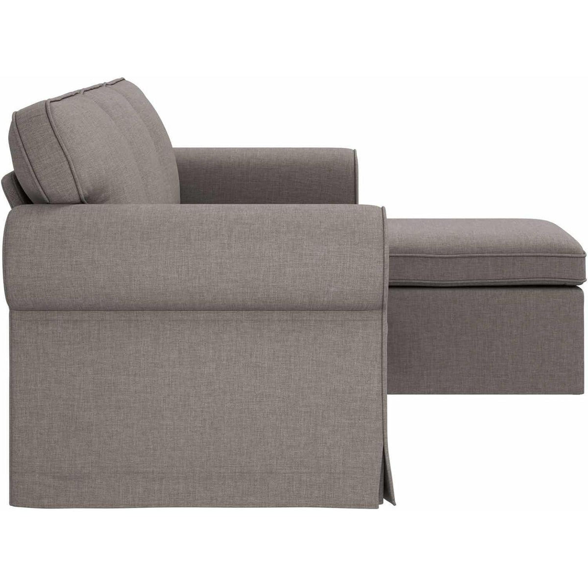Ecksofa L-Form Wohnzimmer Taupe 160 cm – Modern & Komfortabel