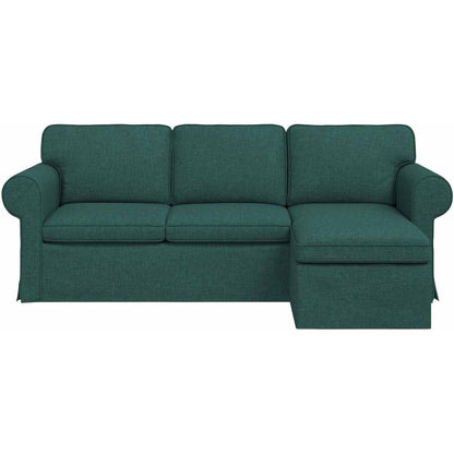 Ecksofa dunkelgrün, 180 cm – Modernes Sofa für Wohnzimmer