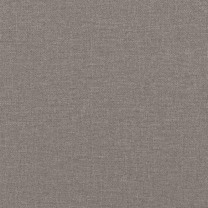 Sitzbank mit Rückenlehne, Retro-Stil, Taupe