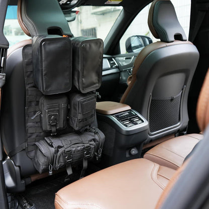 Taktischer Autositz-Organizer mit Molle-Taschen für Fahrzeuge