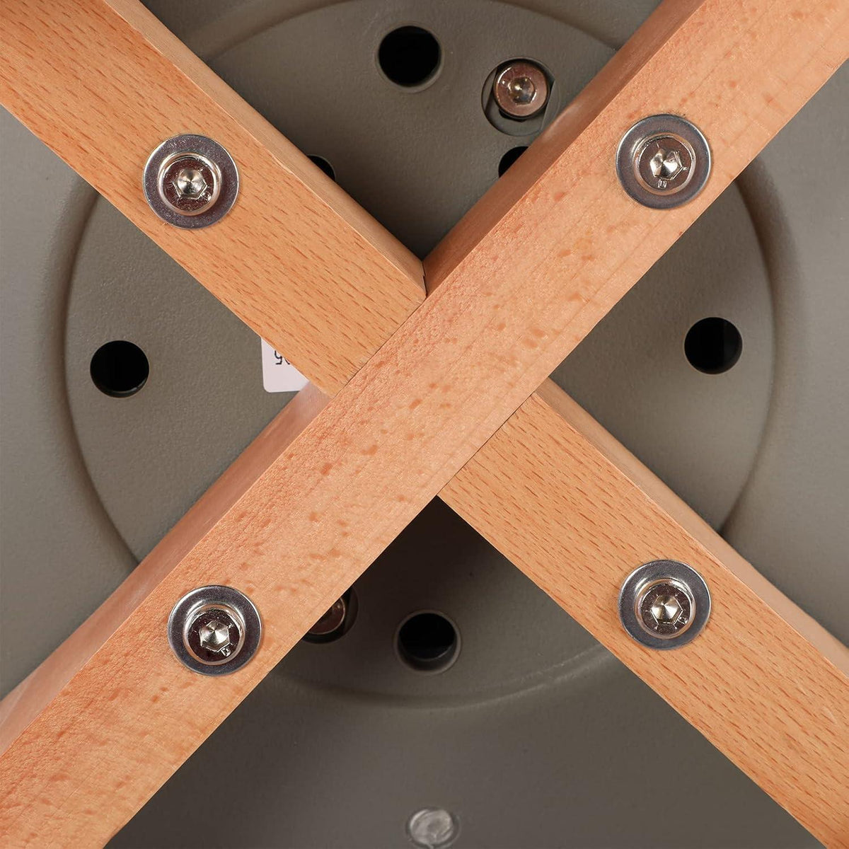 Esszimmergruppe für 8 Personen – Holztisch & Grau Stühle