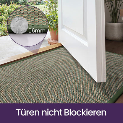Fußmatte Innen Grün 120 x 180 cm – Rutschfest & Saugstark