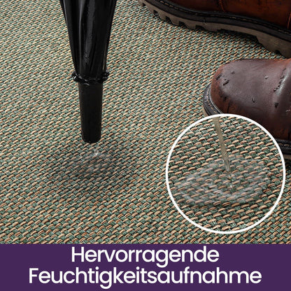 Fußmatte Innen Grün 120 x 180 cm – Rutschfest & Saugstark