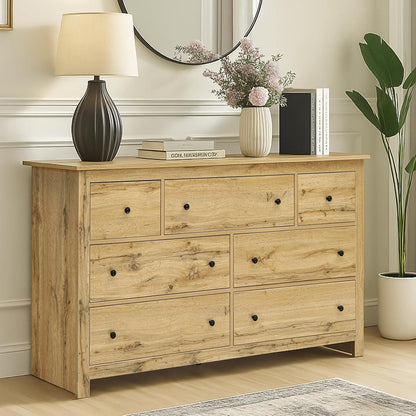 Kommode mit 7 Schubladen – Sideboard für Wohnzimmer & Schlafzimmer