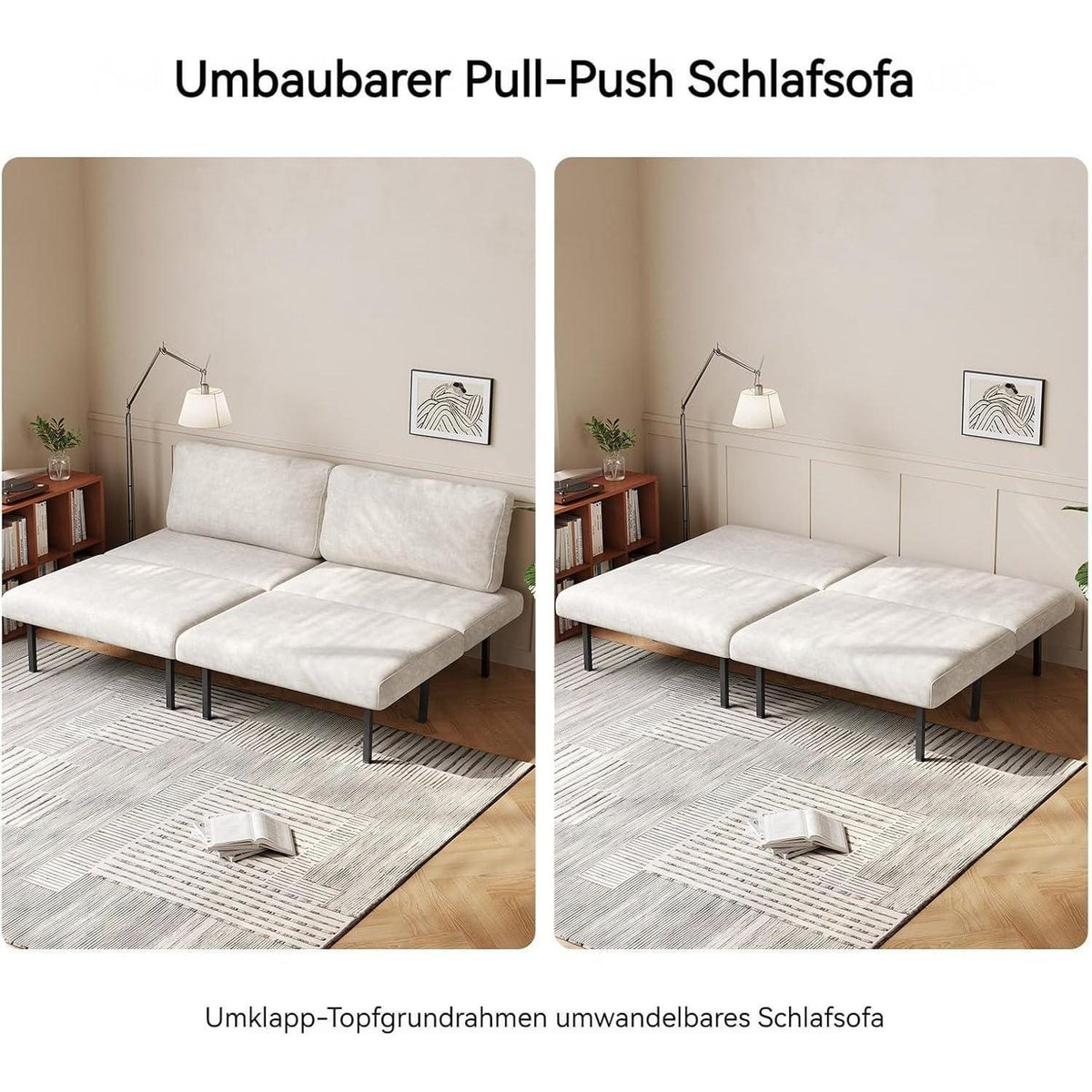 Schlafsofa 180 cm – Platzsparendes Bett für kleine Räume
