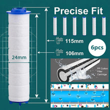 6x Duschkopf Filter | Kalkschutz & Wasserfilter für Dusche