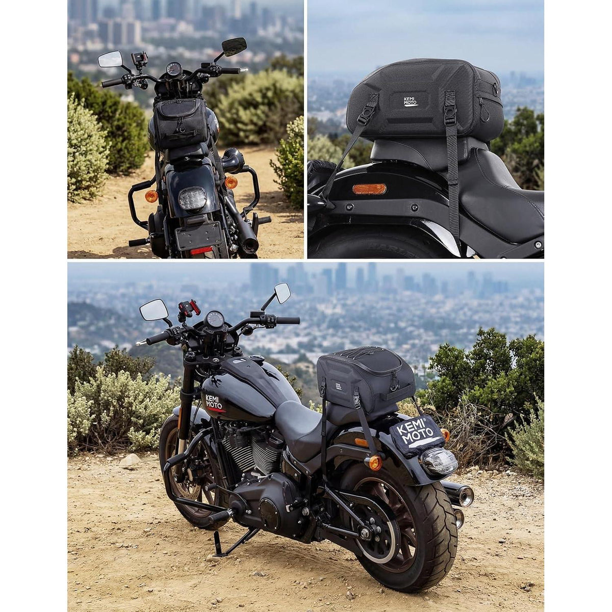 Motorrad Hecktasche 13L Wasserdicht mit Regenhülle