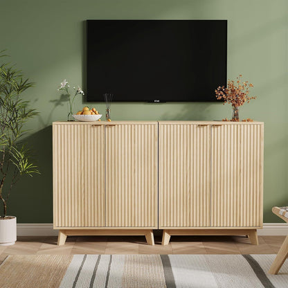 Modernes Sideboard mit 2 Türen & Ablagen – 87,6 cm