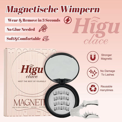 Magnetische Wimpern ohne Kleber – Natürlicher Look & Applikator
