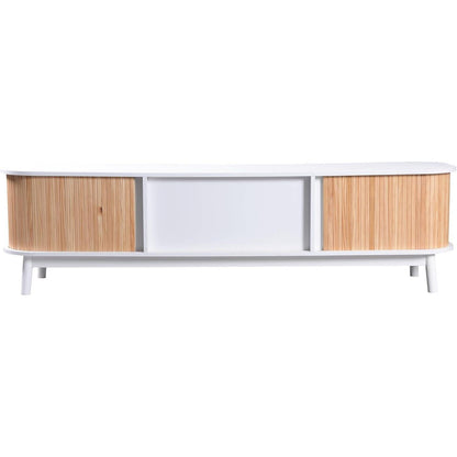 TV-Bank Landhausstil mit Rattan & Holz – 170cm