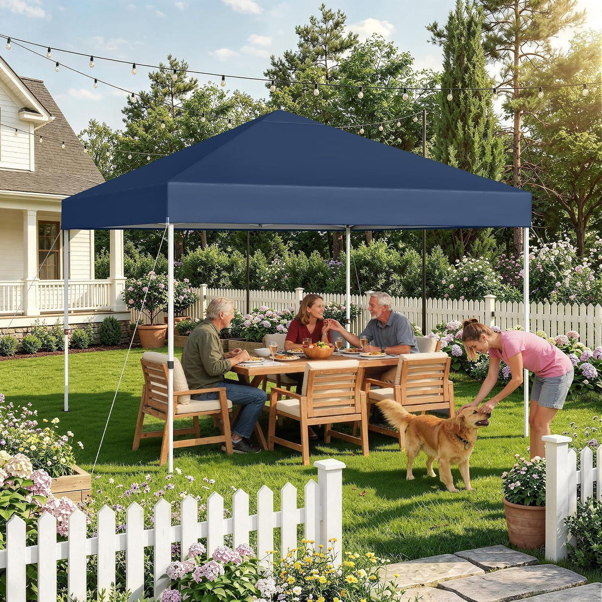 3x3 Pavillon Wasserdicht & Stabil – Partyzelt für Garten & Camping