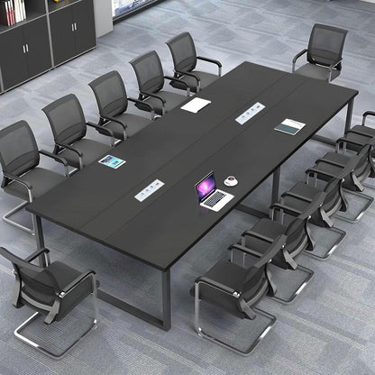 Konferenztisch 200x80cm mit Kabeldurchführung – Modern & Stabil