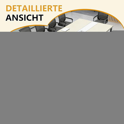 Konferenztisch groß mit Kabelmanagement – Modern & Stabil