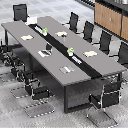 Konferenztisch groß mit Kabelmanagement – Modern & Stabil