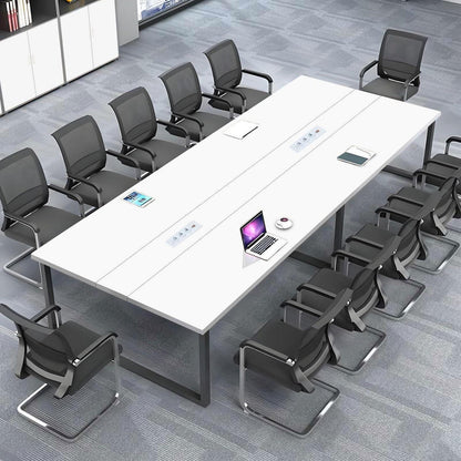 Konferenztisch B1 400x120cm – Modern, Kabeldurchführung & Stabil
