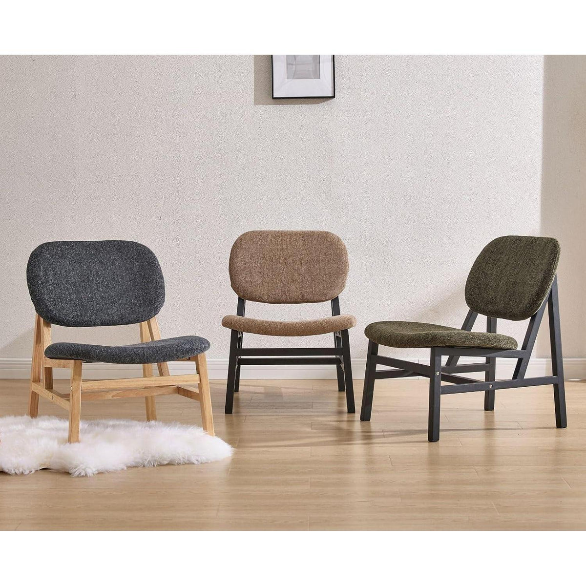 Loungesessel Chenille Braun – Bequemer Akzentstuhl für Wohnzimmer