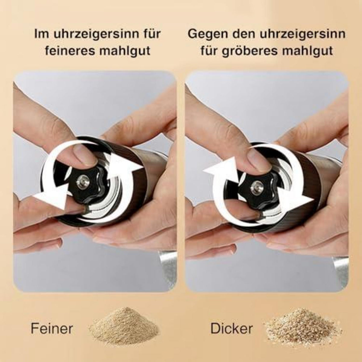 Tablettenmörser Set mit Pillendose & Bürste – Fein Mahlen