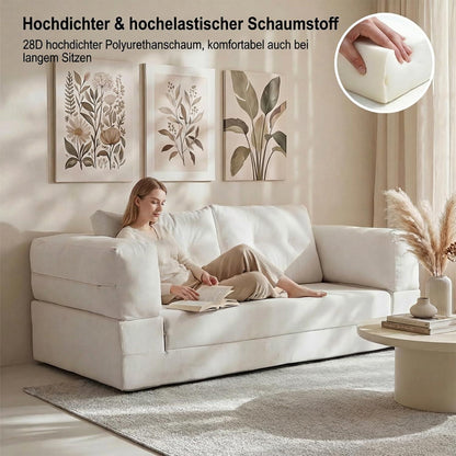 Klappbares Schlafsofa Couch mit Liegefläche 170x90 cm