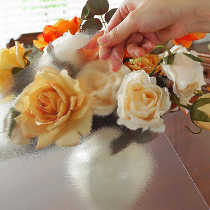 Transparente Tischfolie 90x200cm – Wasserdichte Tischdecke