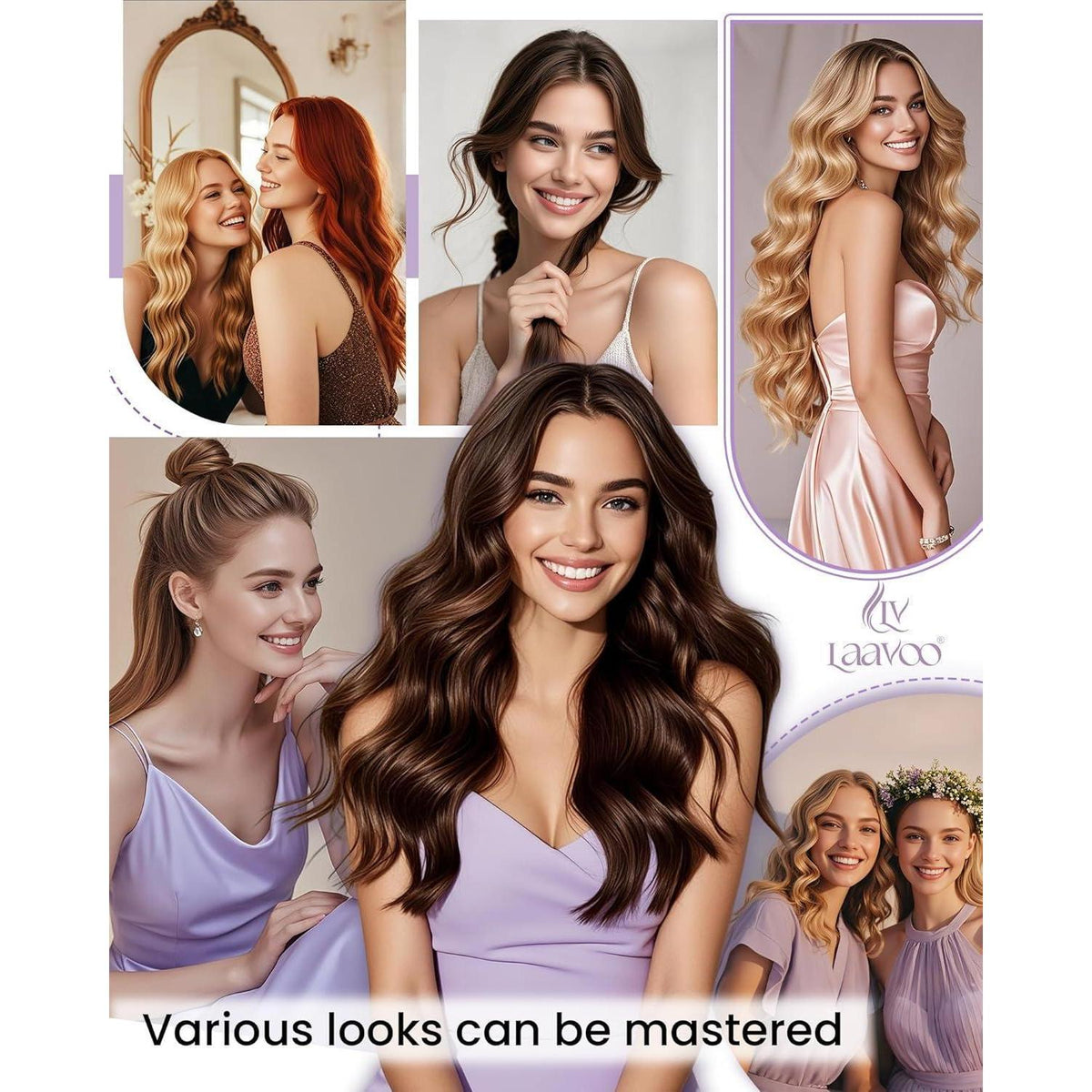 Echthaar Haarverlängerung Blond Clip-in 30cm #60