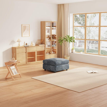 Sitzhocker mit Stauraum – Gepolsterter Fußhocker für Wohnzimmer