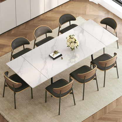 Essgruppe modern, ausziehbar (160-240cm) mit 4 Stühlen